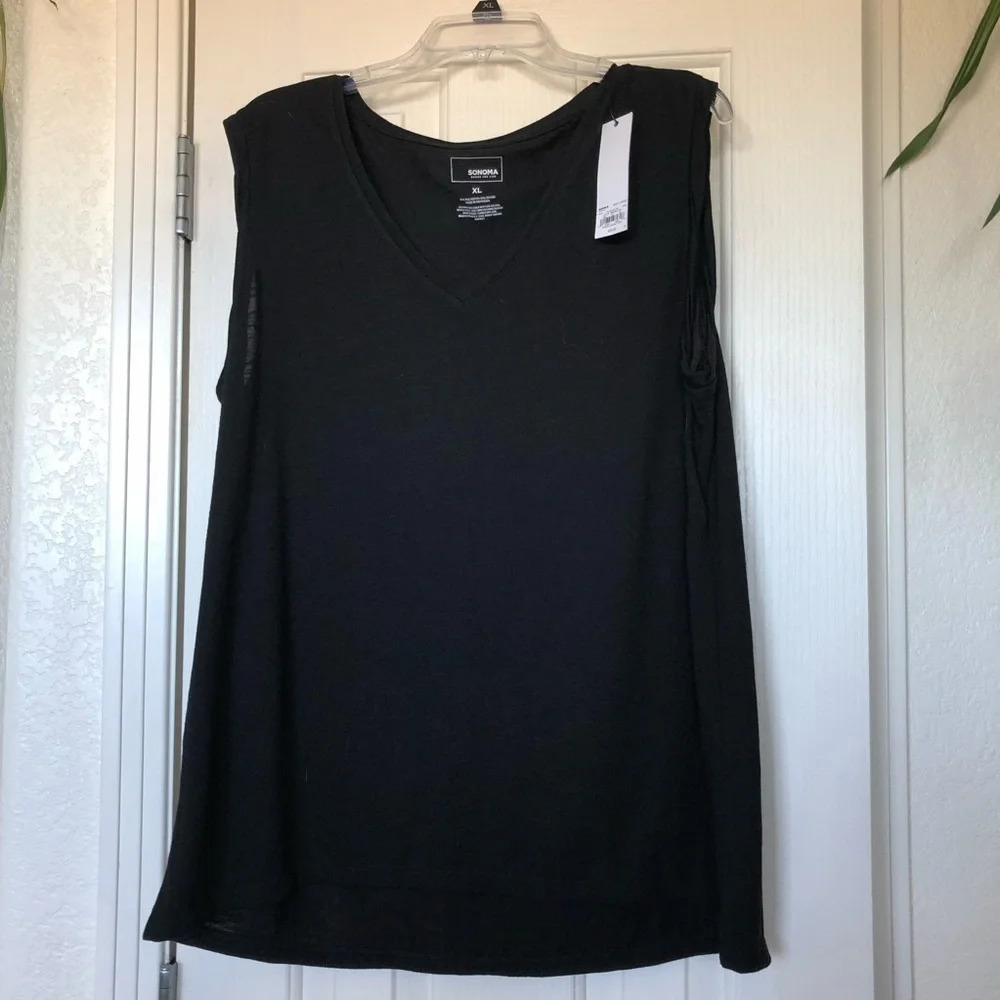 Sonoma Tank Top Women’s Black XL NWT